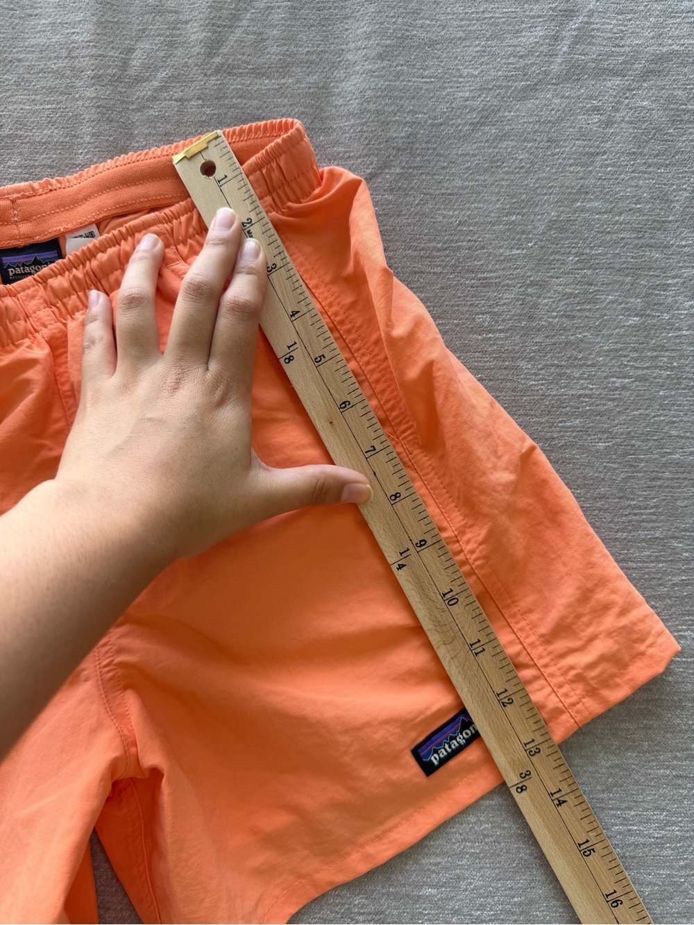 Patagonia Baggies 5” Shorts XXS Tigerlily Orange NWT NetPlus Relaxed Fit - Picture 10 of 11